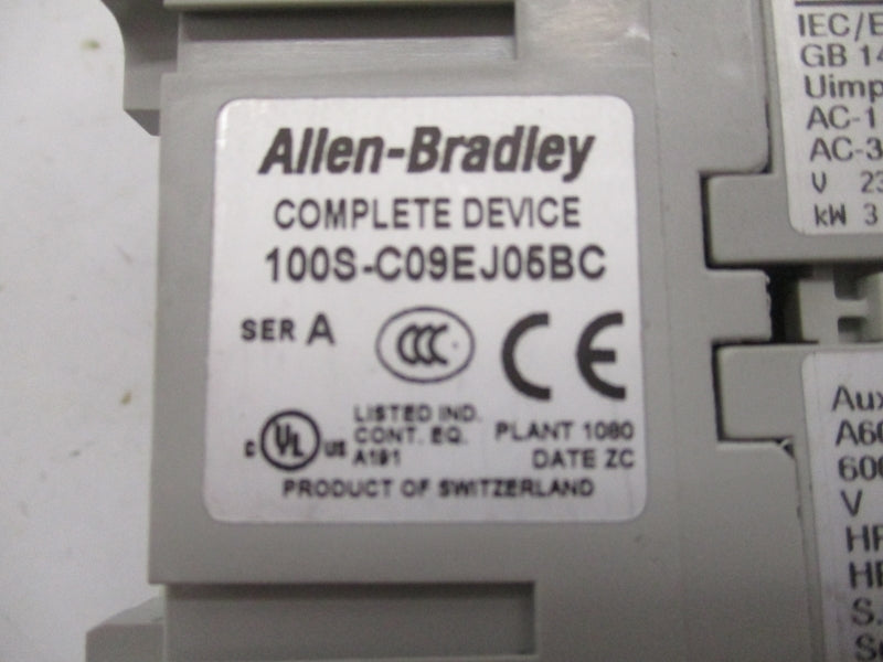 ALLEN BRADLEY 100S-C09EJ05BC SER.A 24VDC 32A NSNP