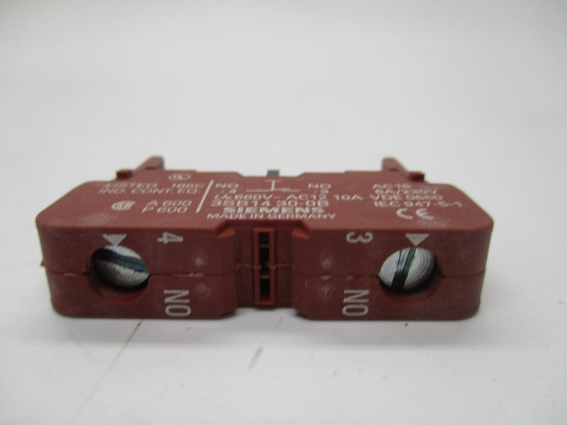 SIEMENS 3SB1430-0B 660VAC 10A NSNP