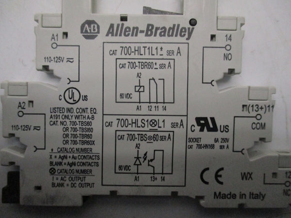 ALLEN BRADLEY 700-HLS1L1 SER.A 110-125VAC/DC 2A (AS PICTURED) NSNP