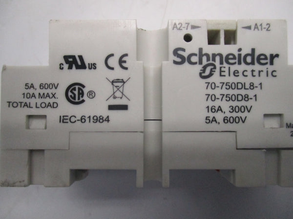 SCHNEIDER ELECTRIC 70-750DL8-1 600V 16A NSNP