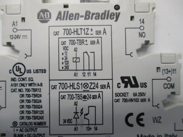 ALLEN BRADLEY 700-HLT1Z12 SER.A 12VDC 12A (AS PICTURED) NSNP