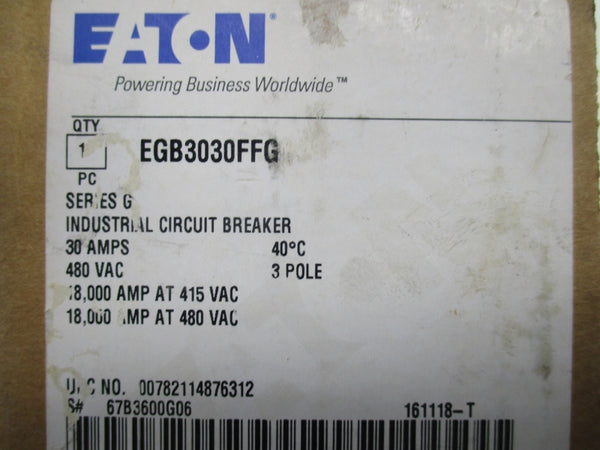 EATON EGB3030FFG 480VAC 30A NSMP
