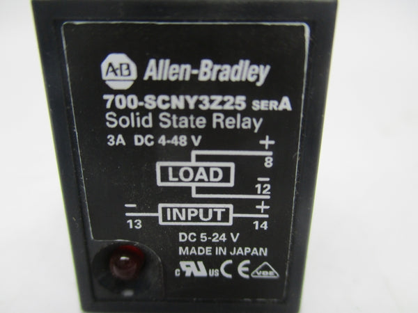 ALLEN BRADLEY 700-SCNY3Z25 SER.A 5-24VDC 3A NSNP