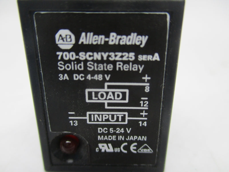 ALLEN BRADLEY 700-SCNY3Z25 SER.A 5-24VDC 3A NSNP