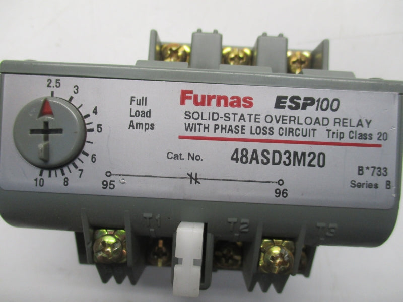 FURNAS 48ASD3M20 SER.B 600VAC 2.5-10A NSNP