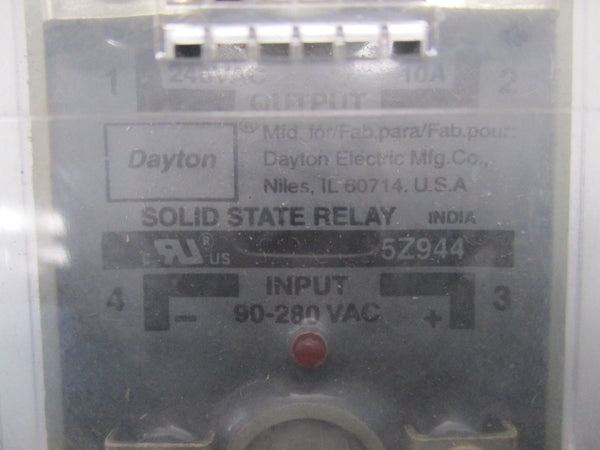 DAYTON 5Z944 240VAC 10A NSNP