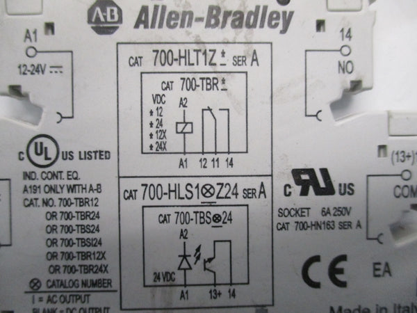 ALLEN BRADLEY 700-HN163 SER.A 250V 6A (AS PICTURED) NSNP
