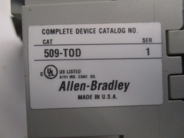 ALLEN BRADLEY 509-TOD SER.1 (AS PICTURED) NSNP