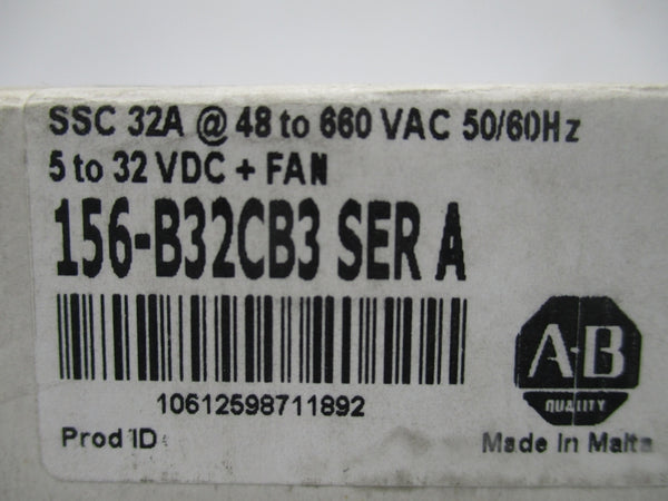 ALLEN BRADLEY 156-B32CB3 SER.A 660VAC 32A (WH) NSMP