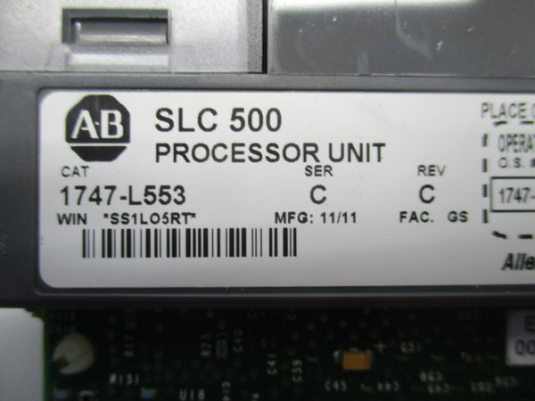 ALLEN BRADLEY 1747-L553 SER.C REV.C F/W 11 5VDC 1A UNMP