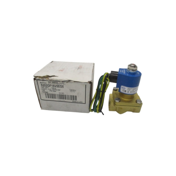 GC VALVES S202GF16V5EG5 24VDC 125PSI 3/4" NSMP