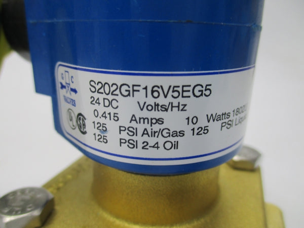GC VALVES S202GF16V5EG5 24VDC 125PSI 3/4" NSMP