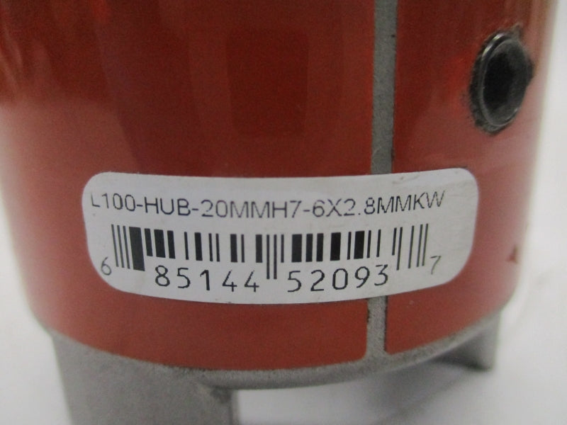 LOVEJOY L100-HUB-20MMH7-6X2.8MMKW NSNP