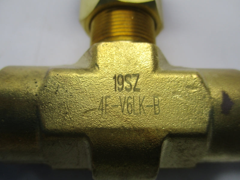 PARKER 4F-V6LK-B-GR 1/4" NSMP