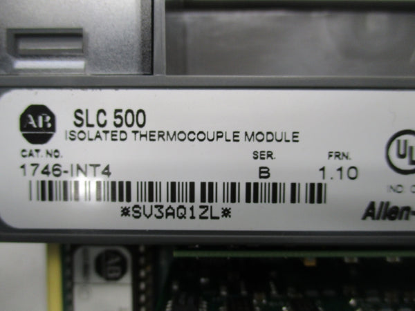 ALLEN BRADLEY 1746-INT4 SER.B F/W 1.10 (NO TERMINAL) NSNP