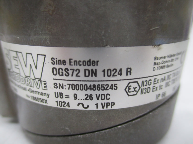 SEW EURODRIVE OGS72DN1024R 1860496 9-26VDC NSMP