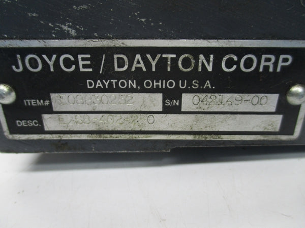 JOYCE DAYTON E08830252 120VAC NSNP