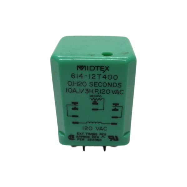 MIDTEX 614-12T400 120VAC 10A UNMP