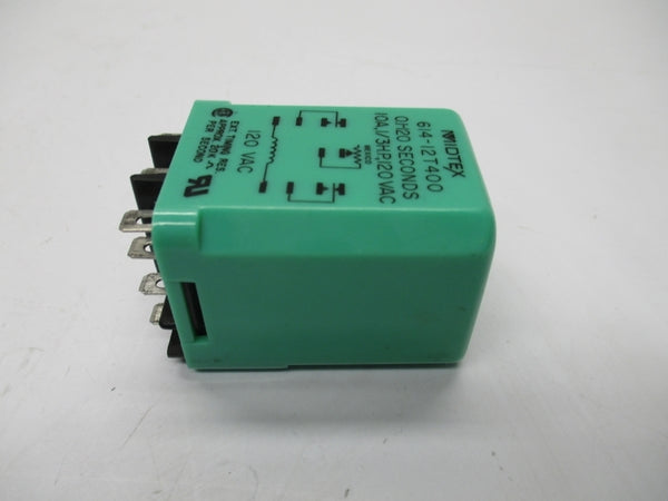 MIDTEX 614-12T400 120VAC 10A UNMP