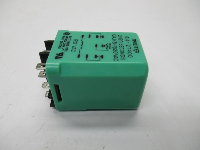 MIDTEX 614-12T400 120VAC 10A UNMP