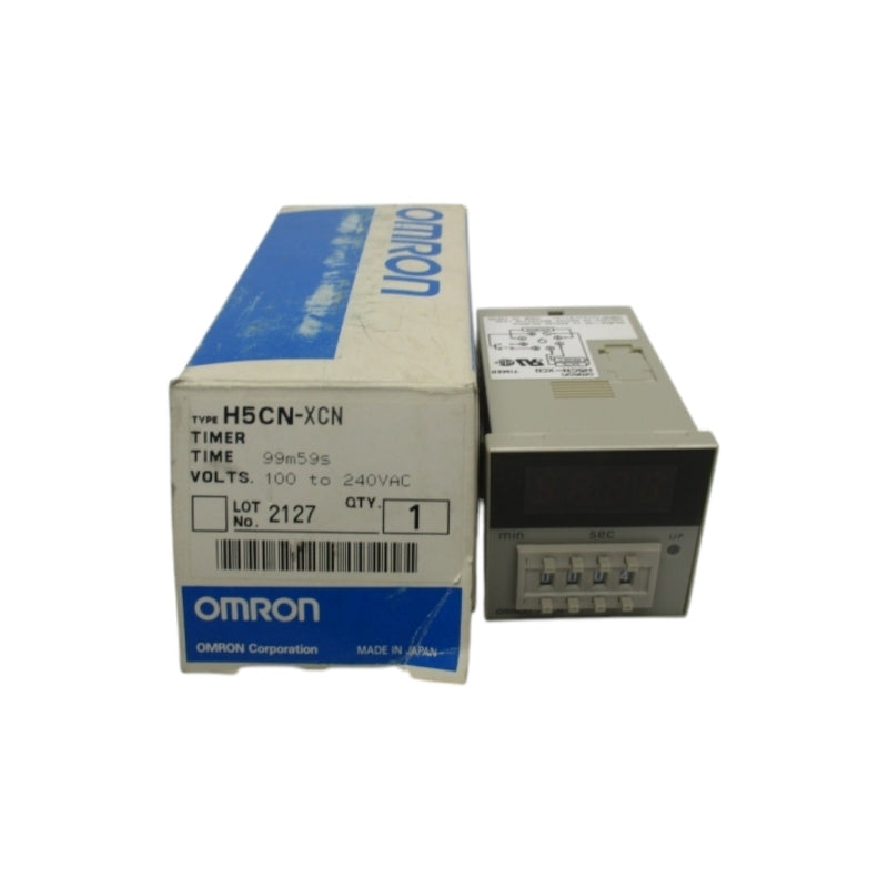 OMRON H5CN-XCN 100-240VAC 3A 99m 59s NSMP