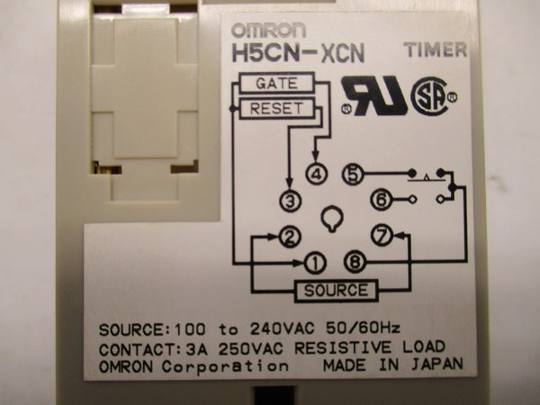 OMRON H5CN-XCN 100-240VAC 3A 99m 59s NSMP