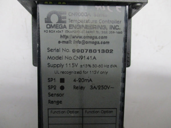 OMEGA CN9141A 115V NSNP