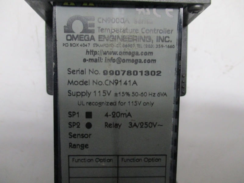 OMEGA CN9141A 115V NSNP