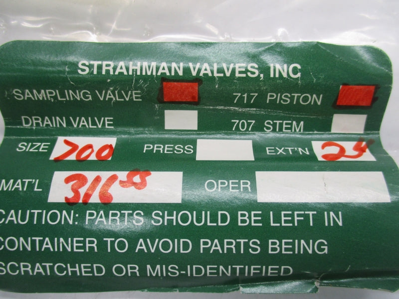 STRAHMAN VALVES 717 NSMP