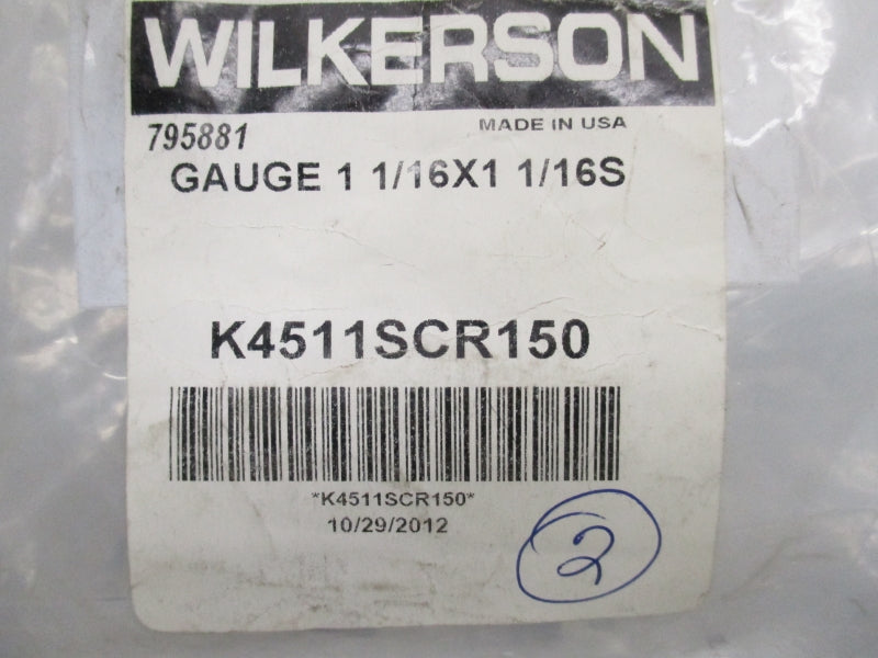 WILKERSON K4511SCR150 (PKG OF 2) NSMP