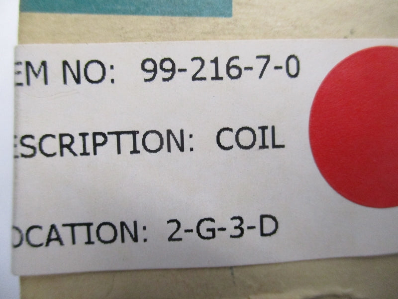 ASCO 99-216-7D MP-C-011 480V NSMP