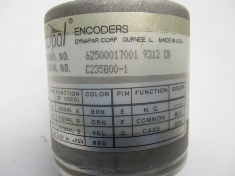 OPAL 62500017001 9312 5-26V UNMP