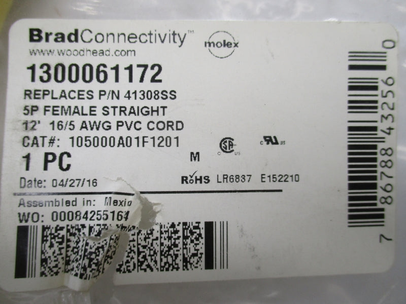 DANIEL WOODHEAD 105000A01F1201 41308SS NSMP