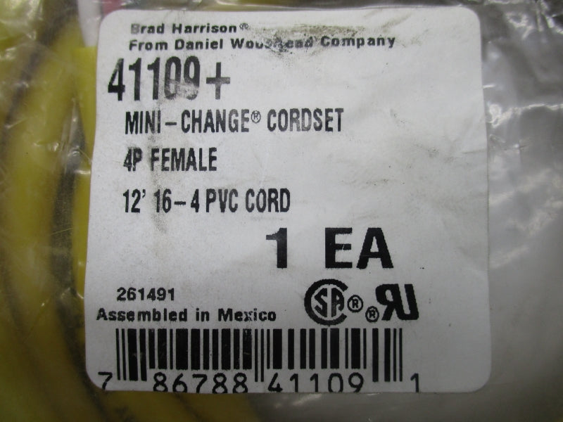 DANIEL WOODHEAD 41109+ 600V 10A 12" NSMP