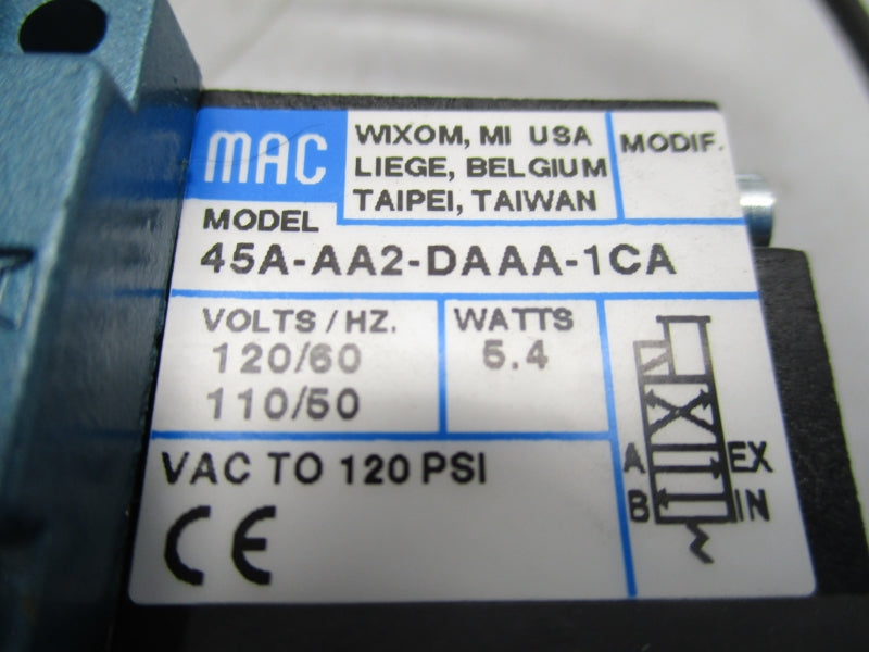 MAC 45A-AA2-DAAA-1CA 110/120V 120PSI NSMP