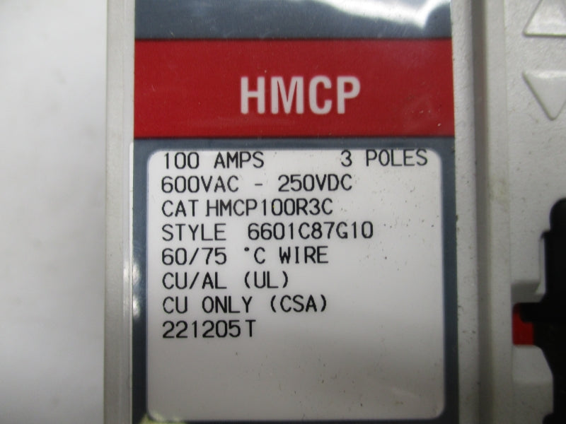 EATON HMCP100R3C 600VAC 100A NSNP