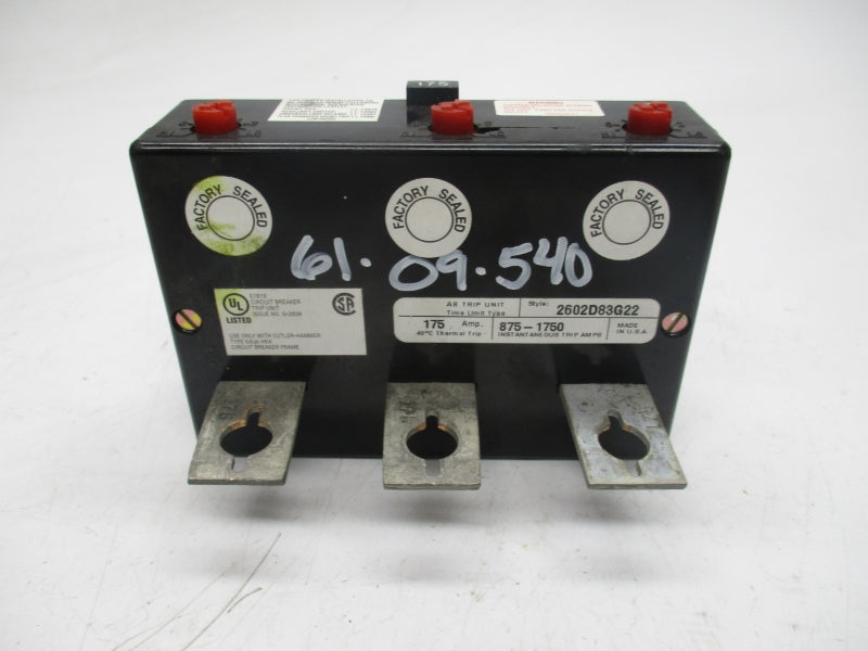 CUTLER-HAMMER 2602D83G22 175A UNMP