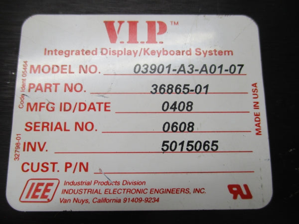 IEE 03901-A3-A01-07 36865-01 NSNP