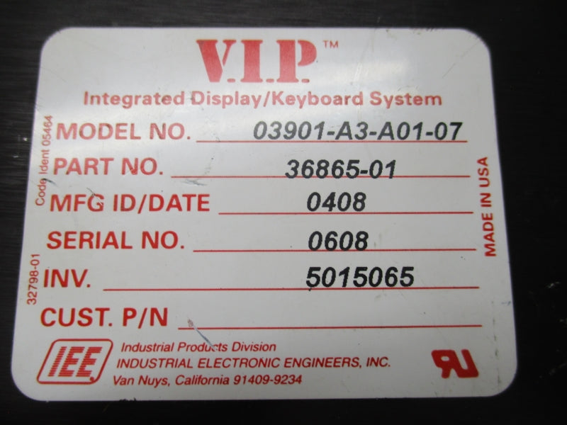 IEE 03901-A3-A01-07 36865-01 NSNP