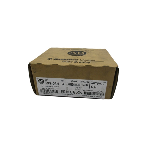 ALLEN BRADLEY 1769-OA16 SER. A F/W 3.1 DATE: 2016 120/240VAC NSFS