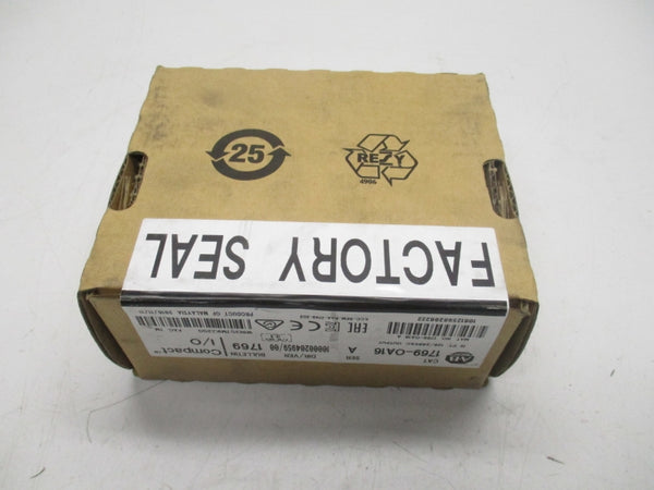 ALLEN BRADLEY 1769-OA16 SER. A F/W 3.1 DATE: 2016 120/240VAC NSFS
