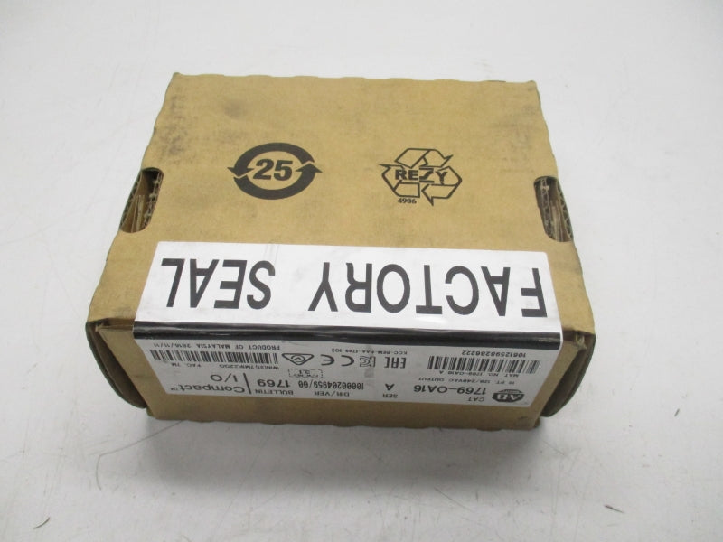 ALLEN BRADLEY 1769-OA16 SER. A F/W 3.1 DATE: 2016 120/240VAC NSFS