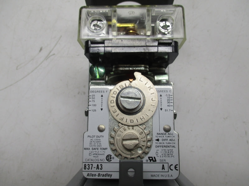 ALLEN BRADLEY 837-A3A SER. A 600V NSNP