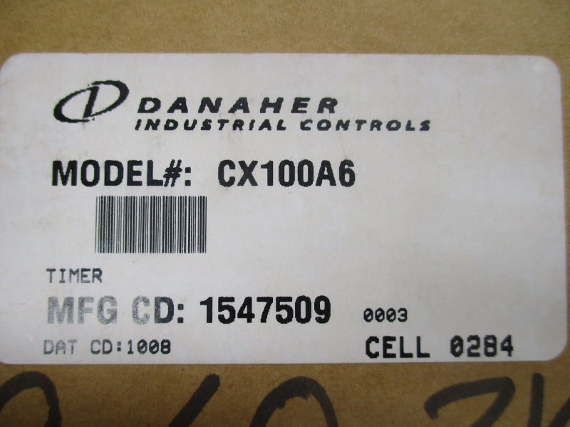 DANAHER CX100A6 120VAC NSMP