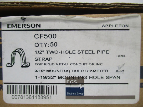 EMERSON CF500 1/2" (PKG OF 50) NSMP