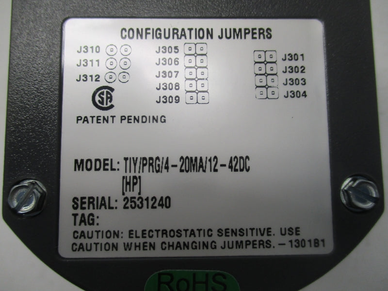 MOORE INDUSTIRES TIY/PRG/4-20MA/12-42DC (AS PICTURED) NSMP