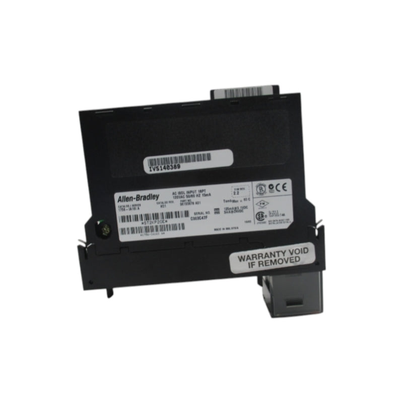 ALLEN BRADLEY 1756-IA16I SER. A REV. K01 F/W 2.2 120VAC (NO DOOR) NSNP