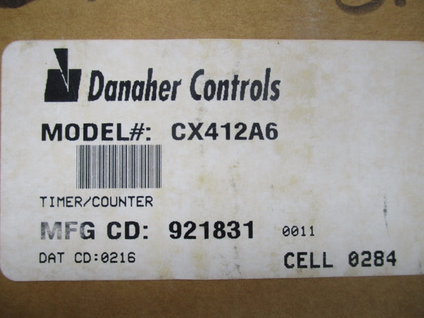 DANAHER CONTROLS CX412A6 120VAC 10A NSMP