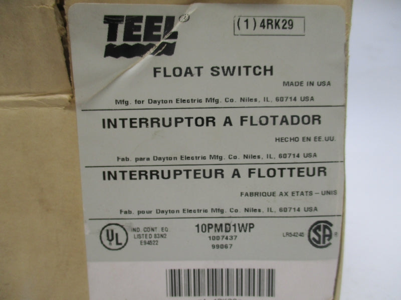 TEEL 4RK29 120V NSMP