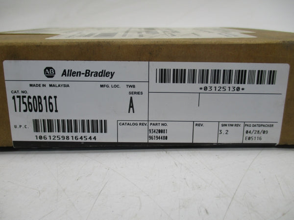 ALLEN BRADLEY 1756-OB16I SER. A 24VDC 2A F/W 3.2 NSMP